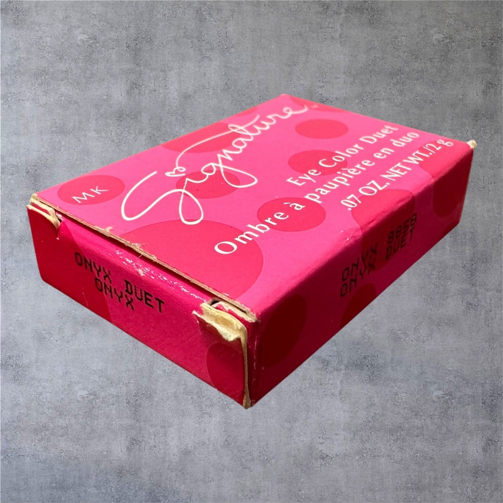 Mary Kay Signature Eye Color Duet Women 0.07oz Onyx 8858 New Box Smokey‎ Shadow